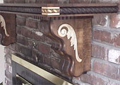 Custom fireplace mantels