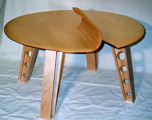 Tsunami Table - handcrafted, custom designed